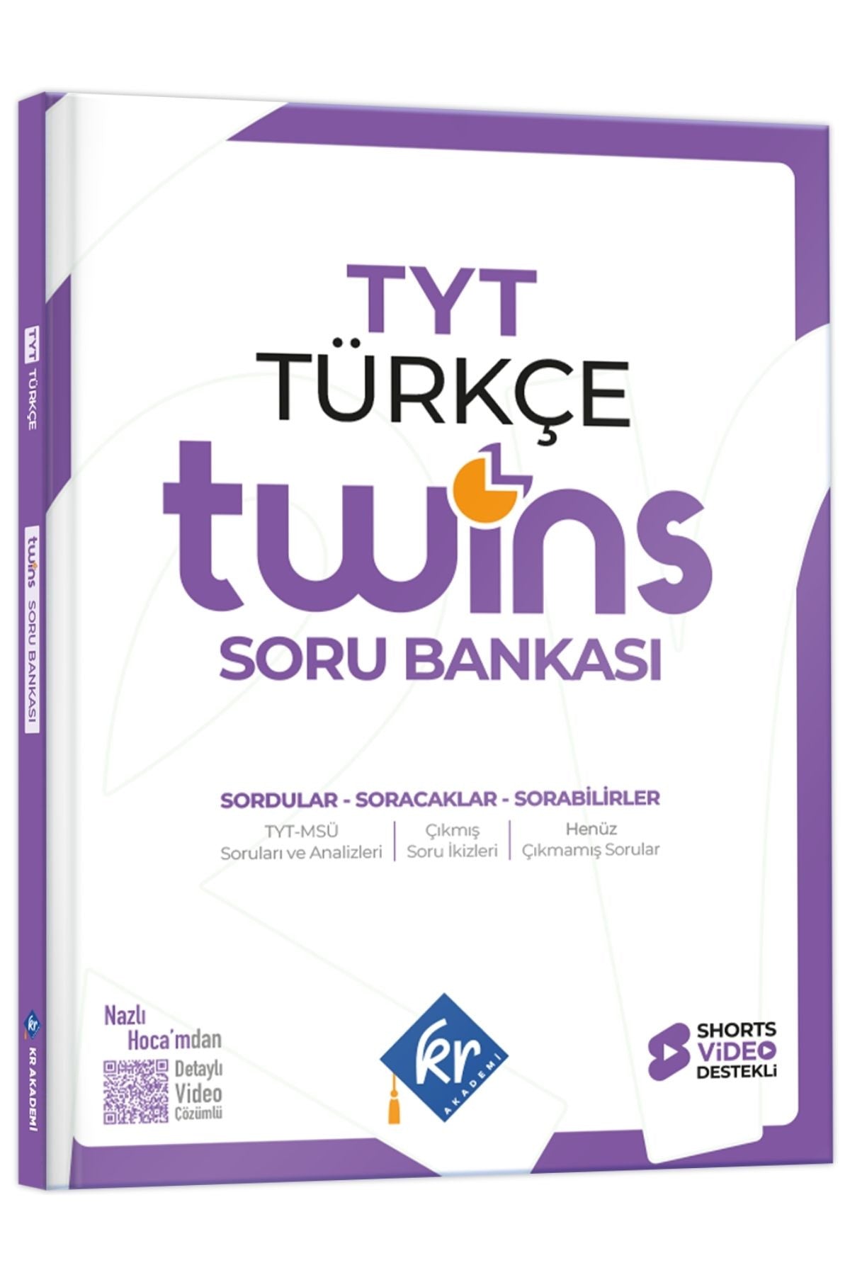 2027 TYT Twins Türkçe Soru Bankası KR Akademi Yayınları kitap kapağı
