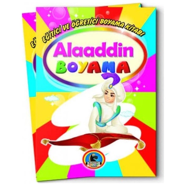 Alaaddin Boyama - Eğitici ve Öğretici Boyama Kitabı