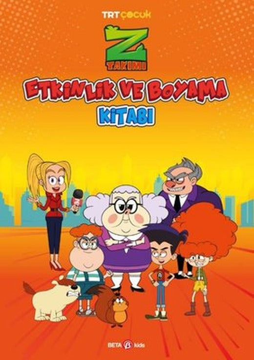 TRT Çocuk Z Takımı Etkinlik ve Boyama Kitabı 4 | Beta Kids