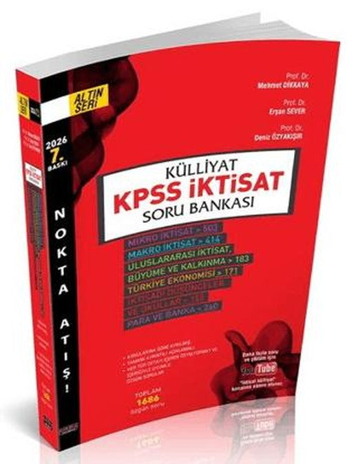 Nokta Atışı Külliyat KPSS İktisat Soru Bankası | Savaş Yayınevi (Ciltsiz)