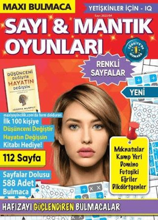 Maxi Sayı ve Mantık Oyunları 24 | Maxi Yayıncılık (Ciltsiz)