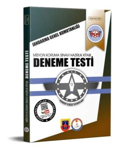 Jandarma Misyon Koruma Sınavına Hazırlık Kitabı Deneme Testi | Askeri Sınav Kitapları (Ciltsiz)