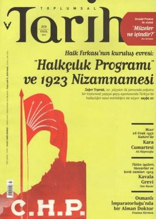 Toplumsal Tarih Dergisi Sayı: 213 | Tarih Vakfı Yurt Yayınları - Toplumsal Tarih Dergisi (Ciltsiz)