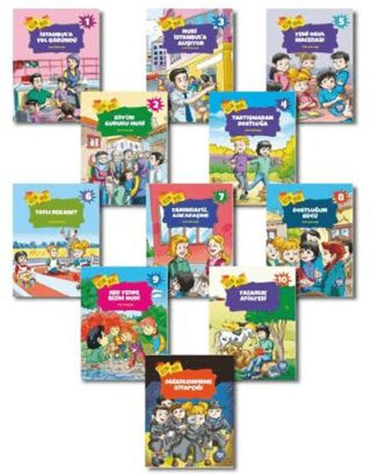 Hikaye Seti Bizim Nuri (10 Kitap - Değerlendirme Soruları) | Ay Çocuk Yayınları (Ciltsiz)