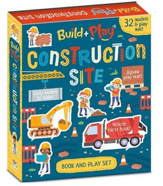 Build and Play - Construction Site Book and Play | IMAGINE THAT (Ciltli)