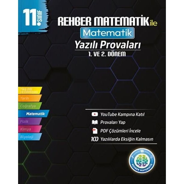 11. Sınıf Matematik Yazılı Provaları | Rehber Matematik (İnce Kapak)