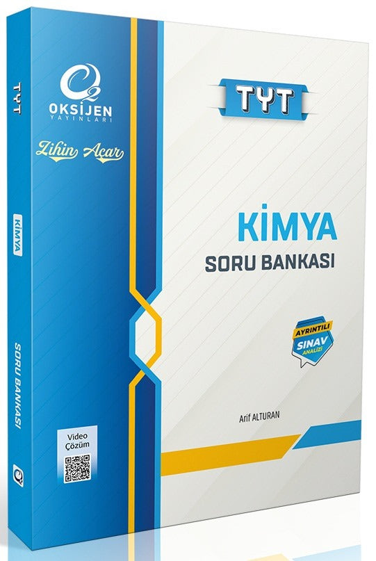 Oksijen TYT Kimya Soru Bankası | Oksijen Yayınları - Eğitim (İnce Kapak)