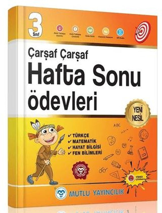 3. Sınıf Tüm Dersler Çarşaf Çarşaf Hafta Sonu Ödevleri Video Çözümlü