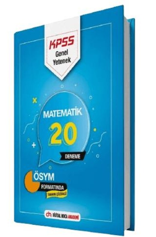 KPSS Genel Yetenek Matematik Tamamı Çözümlü 20 Deneme