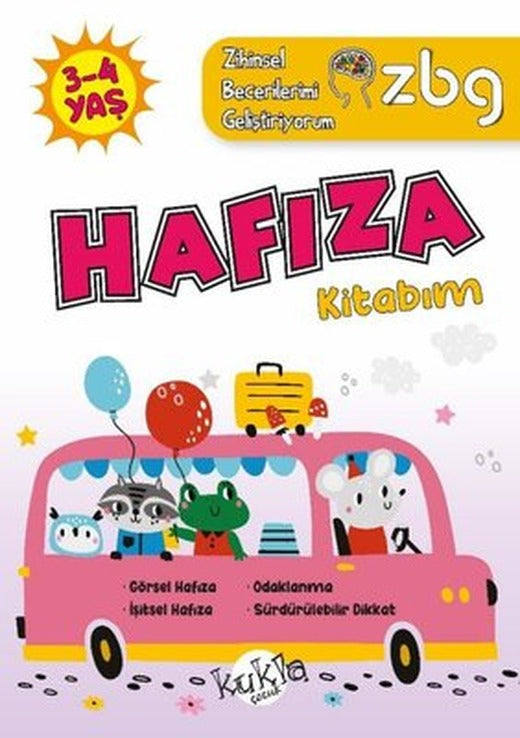 3 - 4 Yaş Hafıza Kitabım - ZBG Zihinsel Becerilerimi Geliştiriyorum | Kukla