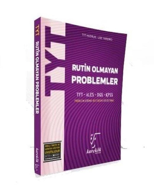 TYT Rutin Olmayan Problemler | Karekök Eğitim Yayın (İnce Kapak)