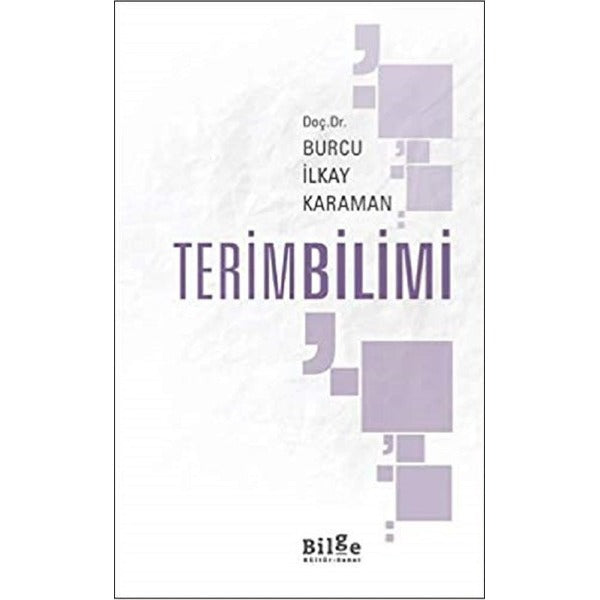 Terim Bilimi | Bilge Kültür Sanat