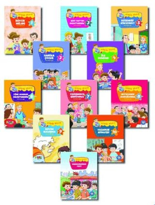 Hikaye Seti Küçük Mucit (10 Kitap - Değerlendirme Soruları) | Ay Çocuk Yayınları (Ciltsiz)