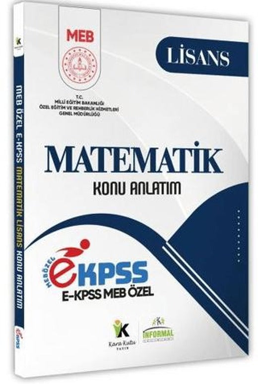 2026 EKPSS Lisans Matematik MEB Özel Konu Anlatımı Kitabı