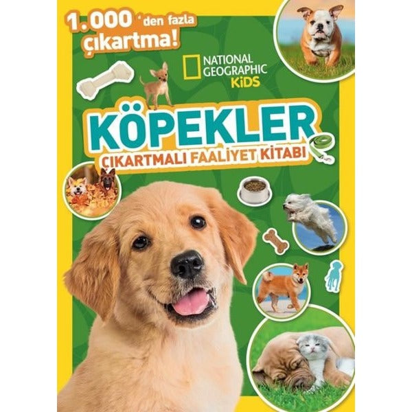 National Geographic Kids - Köpekler Çıkartmalı Faaliyet Kitabı | Beta Kids (İnce Kapak)