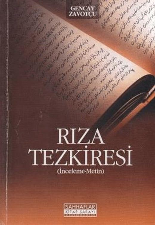 Rıza Tezkiresi | Sahhaflar Kitap Sarayı (Ciltsiz)
