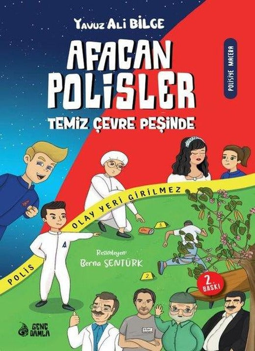 Afacan Polisler Temiz Çevre Peşinde | Genç Damla Yayınevi (İnce Kapak)