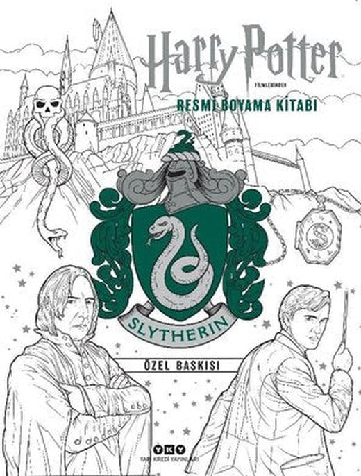 Harry Potter Filmlerinden Resmi Boyama Kitabı - Slytherin Özel Baskısı | Yapı Kredi Yayınları (İnce Kapak)