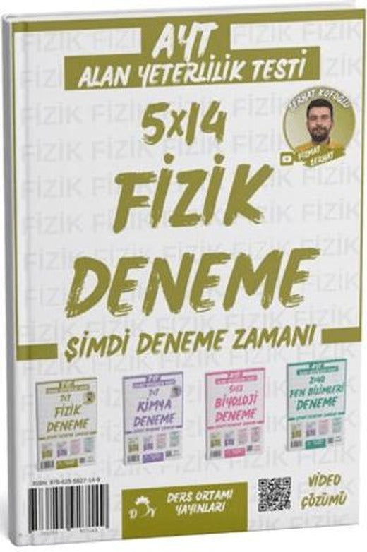 2025 AYT Fizik Deneme 5x14 | Ders Ortamı Yayınları (Ciltsiz)