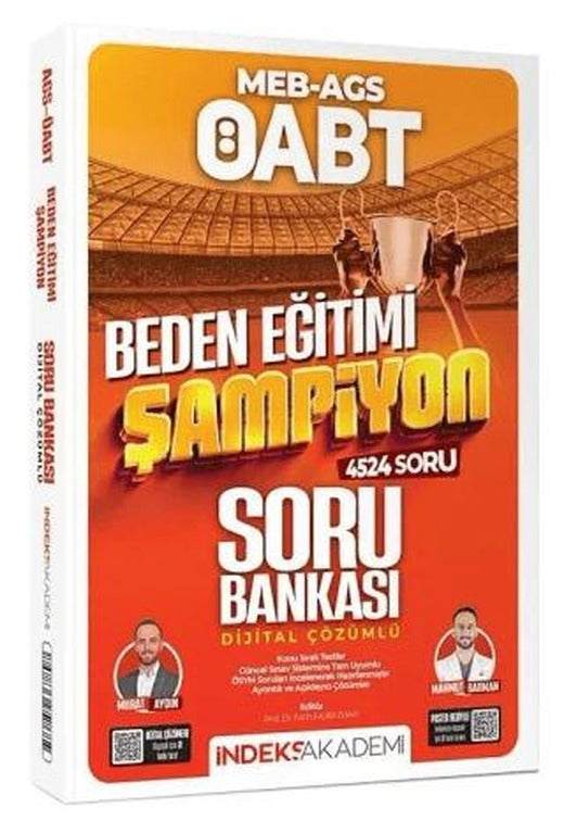 ÖABT MEB-AGS Beden Eğitimi Şampiyon Soru Bankası Çözümlü | İndeks Akademi Yayıncılık (Ciltsiz)