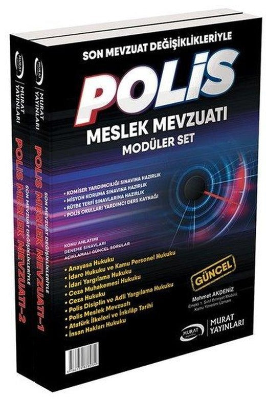 Modüler Set Polis Meslek Hukuku ve Mevzuatı | Murat Yayınları (İnce Kapak)