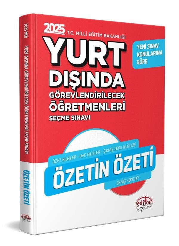 2026 MEB Yurt Dışında Görevlendirilecek Öğretmenleri Seçme Sınavı Özetin Özeti