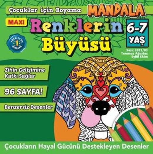 Maxi Mandala Renklerin Büyüsü 3 | Maxi Yayıncılık (Ciltsiz)