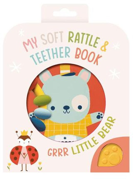 My Soft Rattle and Teether: Grrr Little Bear | Yoyo Books (Ciltli)