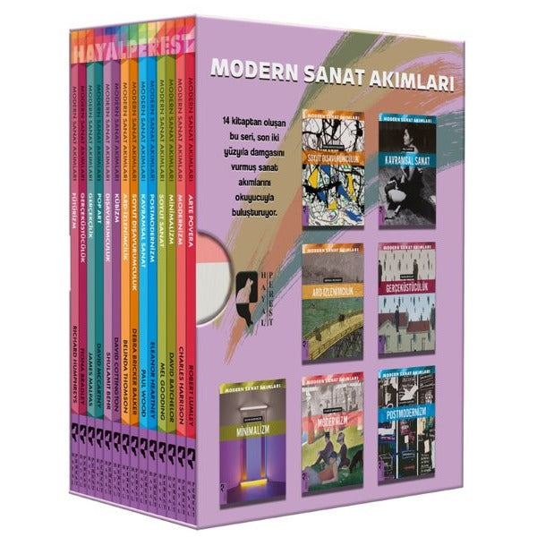 Modern Sanat Akımları Seti - 14 Kitap Takım - Kutulu | Hayalperest Yayınevi (İnce Kapak)