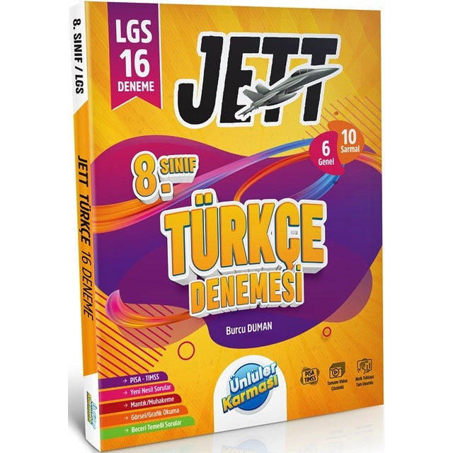 8. Sınıf Jett Türkçe 16 Deneme