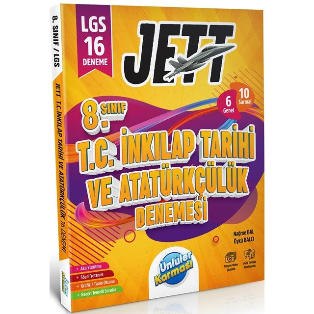8. Sınıf Jett T.C İnkılap Tarihi ve Atatürkçülük 16 Deneme