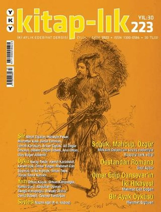 Kitap-lık Dergisi Sayı: 223 Eylül - Ekim 2022 | Yapı Kredi Yayınları (Ciltsiz)