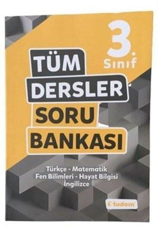 3.Sınıf Tüm Dersler Soru Bankası | Tudem Yayınları - Ders Kitapları (İnce Kapak)