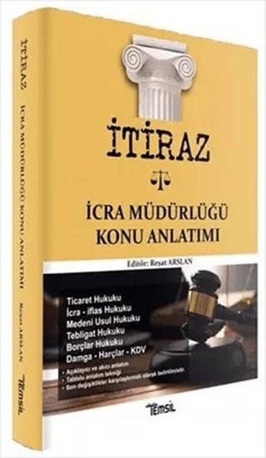 İtiraz İcra Müdürlüğü Konu Anlatımı | Temsil Kitap (Ciltsiz)