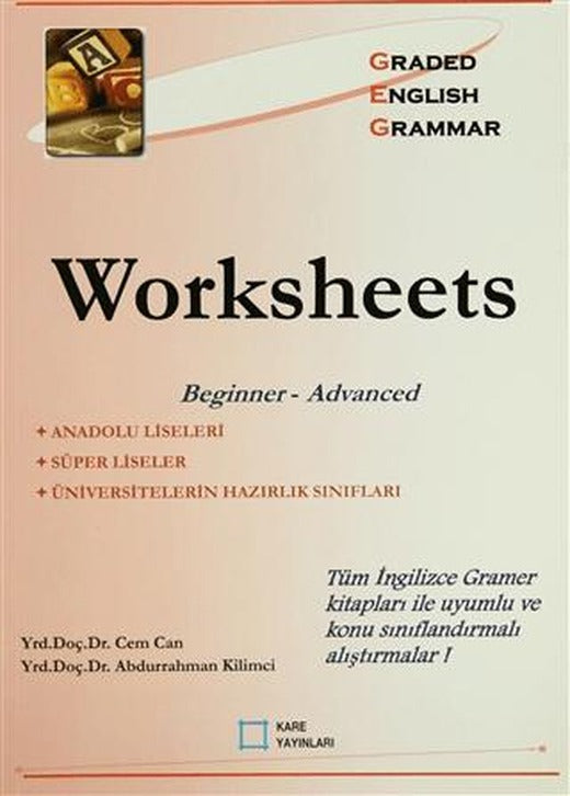 Worksheets (Beginner - Advanced) | KARE YAYINLARI (Ciltsiz)