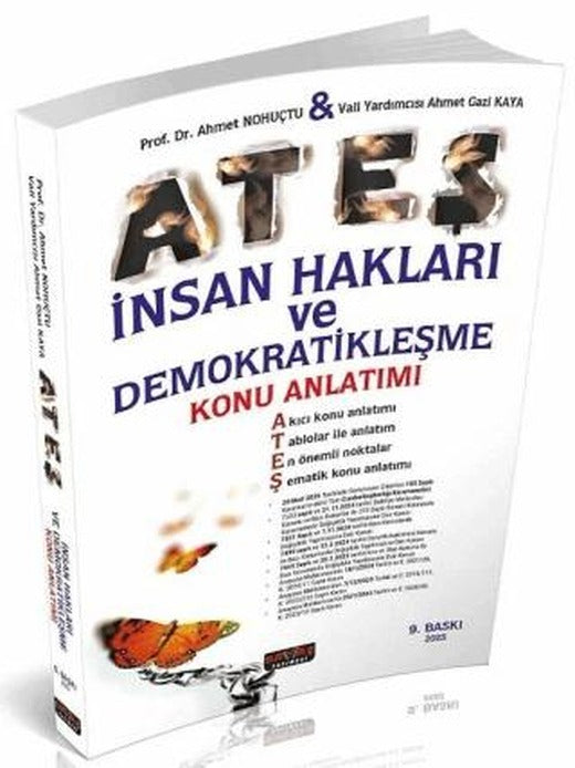ATEŞ İnsan Hakları ve Demokratikleşme Konu Anlatımlı | Savaş Yayınevi (Ciltsiz)