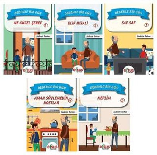 Dedemle Bir Gün Set (5 Kitap) | Efsus Yayınları (Ciltsiz)