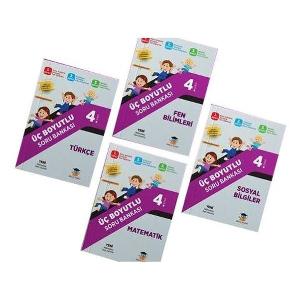 4. Sınıf Üç Boyutlu Soru Bankaları Seti