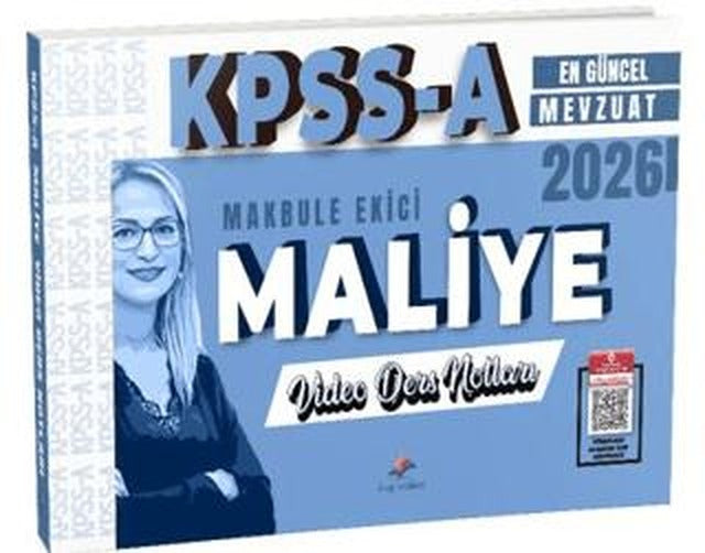 2026 KPSS A Maliye Video Ders Notları | Dizgi Kitap (Ciltsiz)
