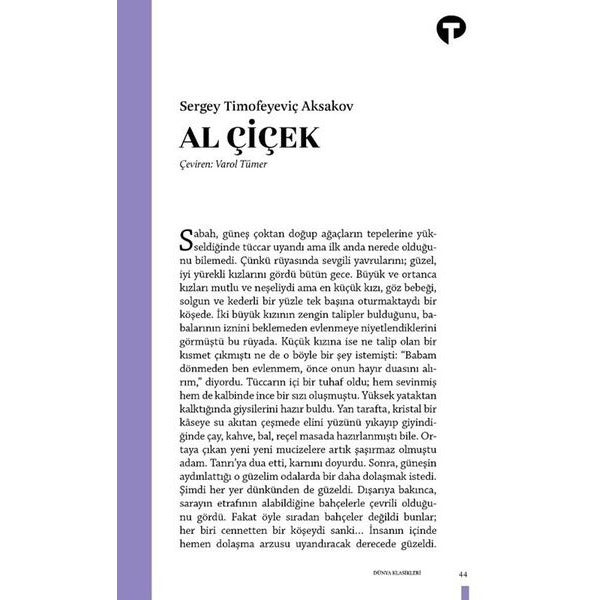 Al Çiçek | Turkuvaz Kitap (İnce Kapak)