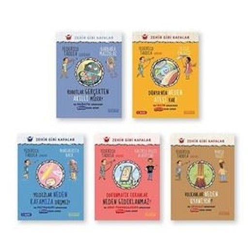 Zehir Gibi Kafalar Kitap Serisi Seti - 5 Kitap Takım | Ketebe