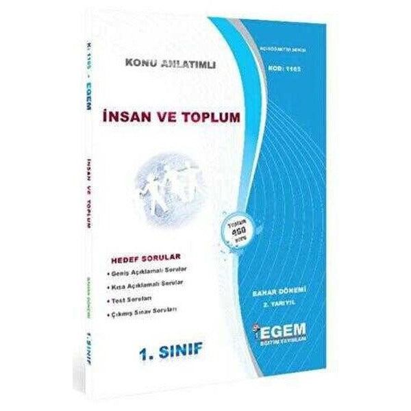 İnsan Ve Toplum (Bahar Dönemi) Konu Anlatımlı Soru Bankası (2. Yarıyıl) (1165)
