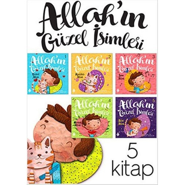 Allah'ın Güzel İsimleri-5 Kitap Takım | Uğurböceği (İnce Kapak)