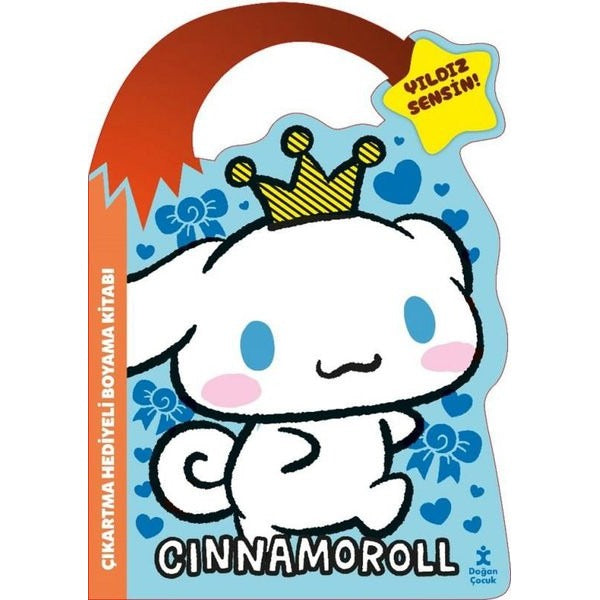 Cinnamoroll - Yıldız Sensin! Çıkartma Hediyeli Boyama Kitabı | Doğan Çocuk (İnce Kapak)