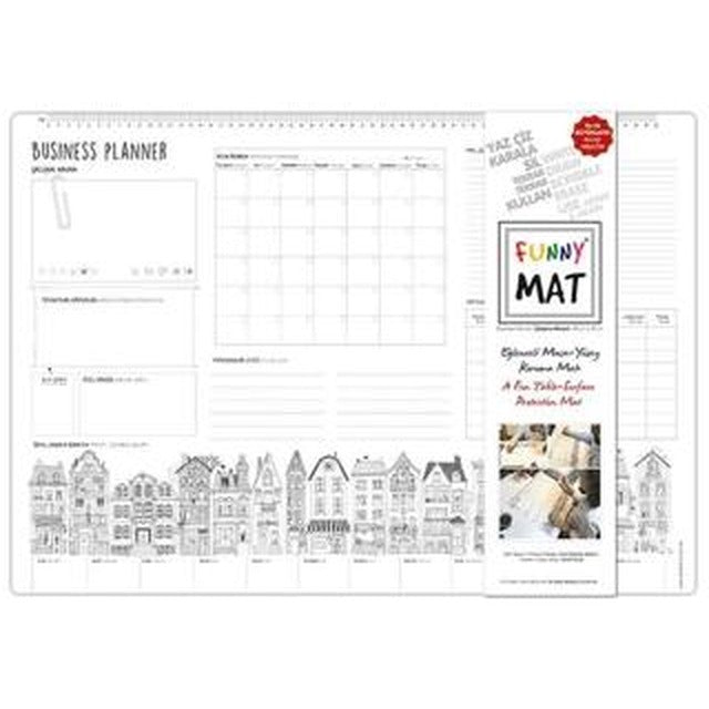Funny Mat Çalışma Masam Business Planer | Akademi Çocuk