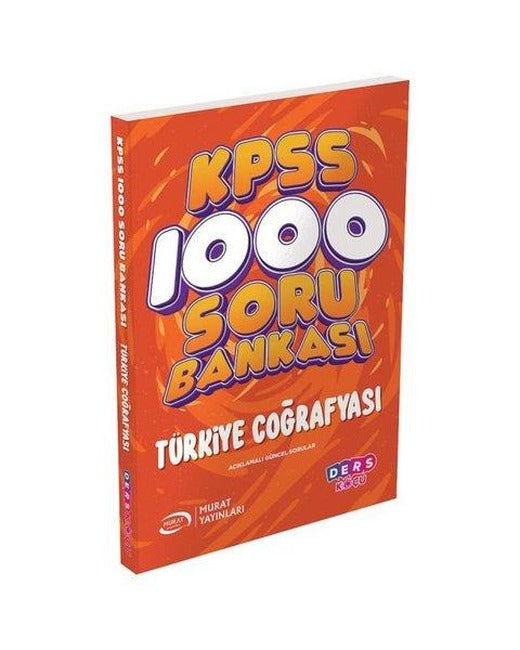 4023 KPSS Türkiye Coğrafyası 1000 Soru Bankası DK | Ders Koçu (İnce Kapak)