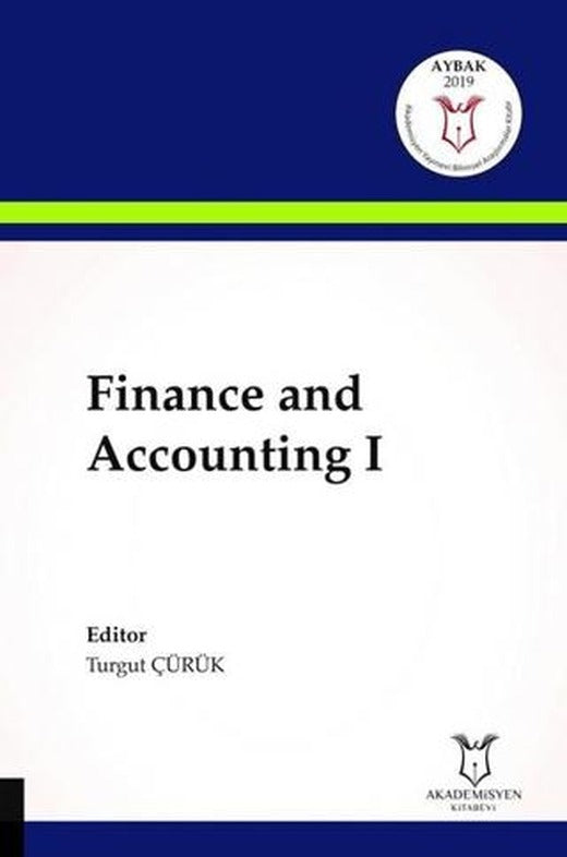 Finance and Accounting 1 | Akademisyen Kitabevi (Ciltsiz)