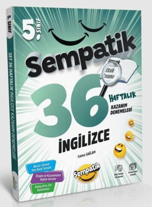 5. Sınıf İngilizce 36 Haftalık Kazanım Denemeleri