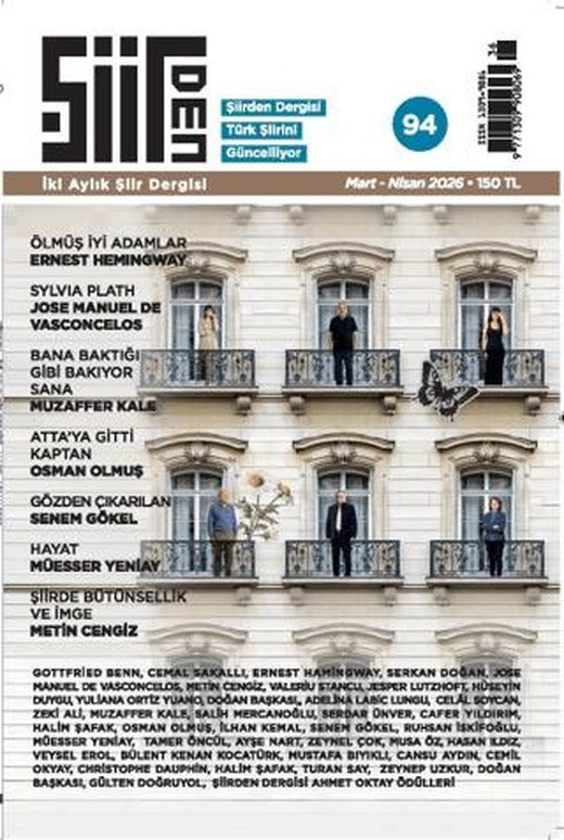 Şiirden İki Aylık Şiir Dergisi Sayı: 94 Mart - Nisan 2026 | Şiirden Yayıncılık (Ciltsiz)