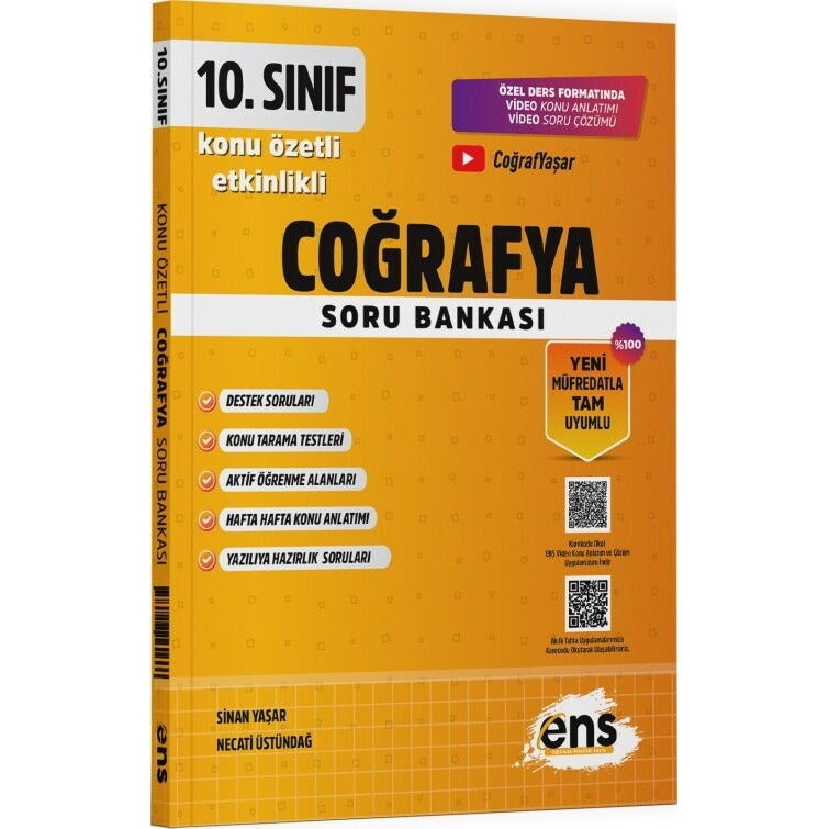 10. Sınıf Coğrafya Etkinlikli Soru Bankası | ENS Yayınları (Ciltsiz)
